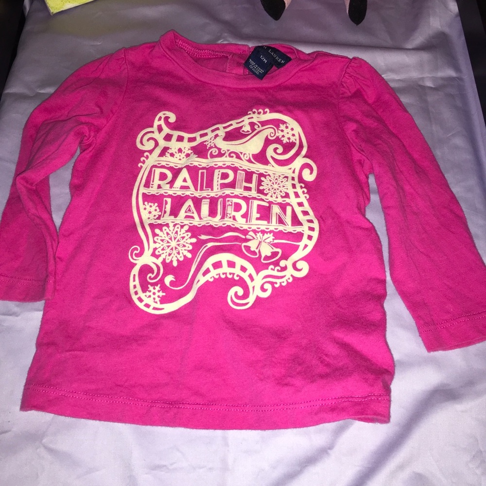 Long sleeve pink shirt